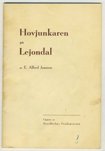 Hovjunkaren på Lejondal. En kyrkohistorisk…