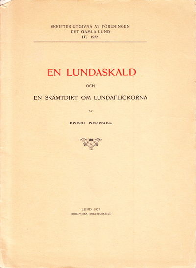 En lundaskald och en skämtdikt om lundaflickorna.
