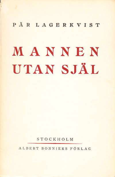 Mannen utan själ. Skådespel i fem akter. [Utg.…