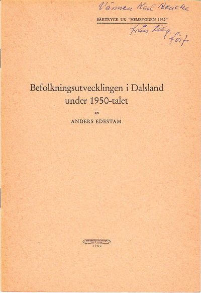 Befolkningsutvecklingen i Dalsland under…