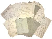 Archive of 70 autograph letters signed to close friend Gordon Watson, with six manuscript Poems de Sitwell, Edith