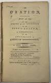 AN ORATION, PRONOUNCED JULY 4TH, 1793, AT THE REQUEST OF THE INHABITANTS OF THE TOWN OF BOSTON, IN COMMEMORATION OF THE ANNIVERSARY OF AMERICAN INDEPENDENCE