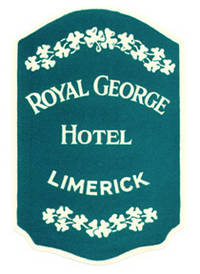 Baggage label for Royal George Hotel.