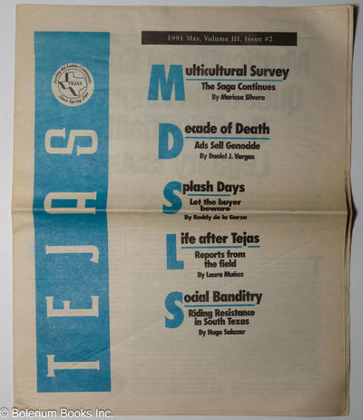 Tejas. Vol. 3 no. 2 (May 1991)