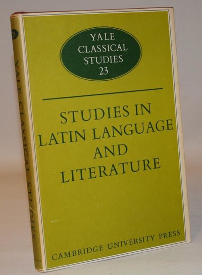 Studies in Latin Language and Literature.