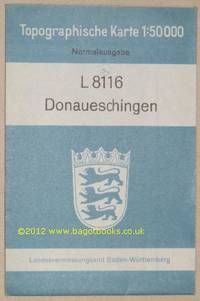 L8116 Donaueschingen. Topographische Karte 1:50000 Normalausgabe
