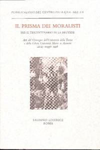 Il prisma dei moralisti. Per il tricentenario di La BruyÃ¨re