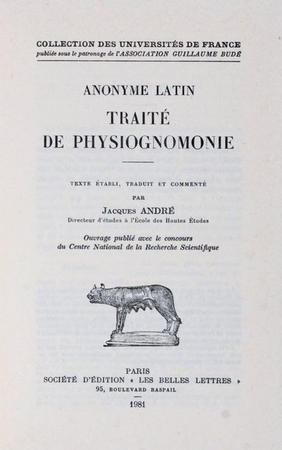 Traité de Physiognomonie