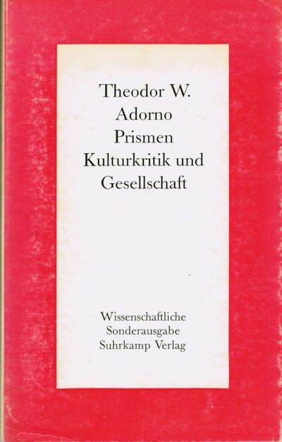 Prismen. Kulturkritik und Gesellschaft.