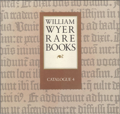 Catalogue 4. A Selection of Fine & Rare Books