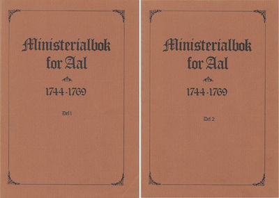 MINISTERIALBOK (KYRKJEBOK) FOR ÅL PRESTEGJELD.…
