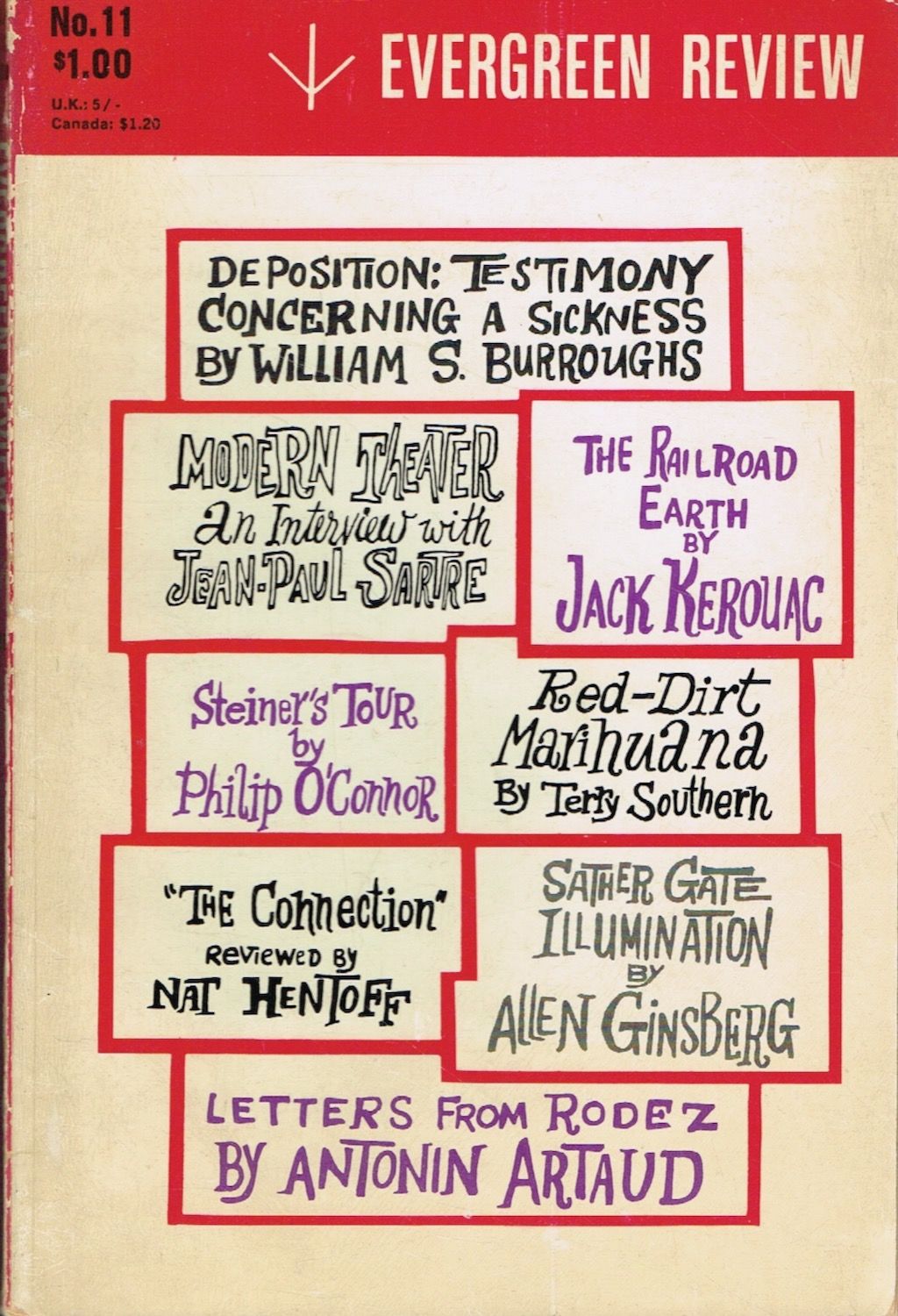 Evergreen Review.pdf Evergreen Review. Volume 4. Number 11. January-february 1960. | Antikvariat
