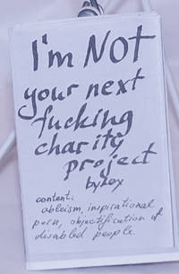image of I'm Not Your Next Fucking Charity Project