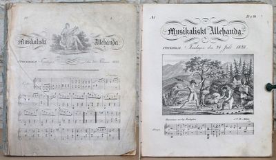Musikaliskt Allehanda.  No 2-51,52 1823.