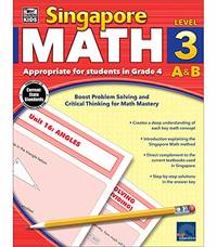 Singapore Math Grade 4 Workbook&acirc;4th Grade Addition, Subtraction,...