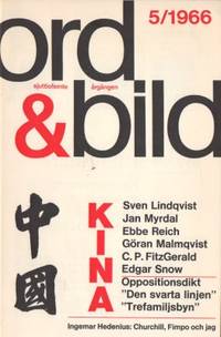 Ord & Bild nr 5 1966. Nordisk kulturtidskrift.