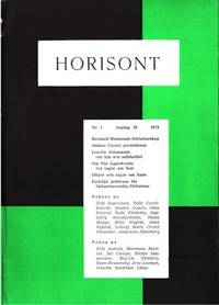Horisont. Nr 1. Årgång 26. 1979.