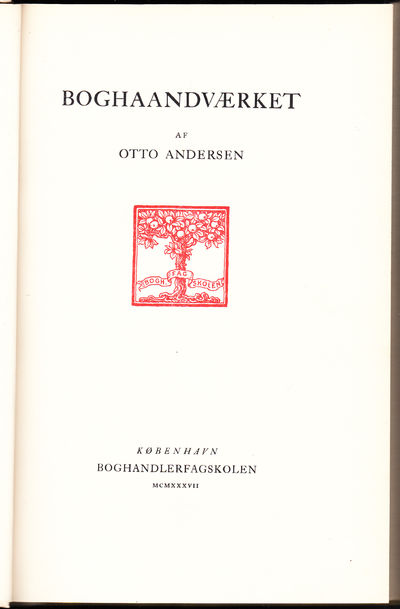 Boghaandværket. [Utg. av] Boghandlerfagskolen.