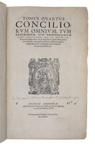 Tomus Qvartus Conciliorum omnium, tum generalium,…