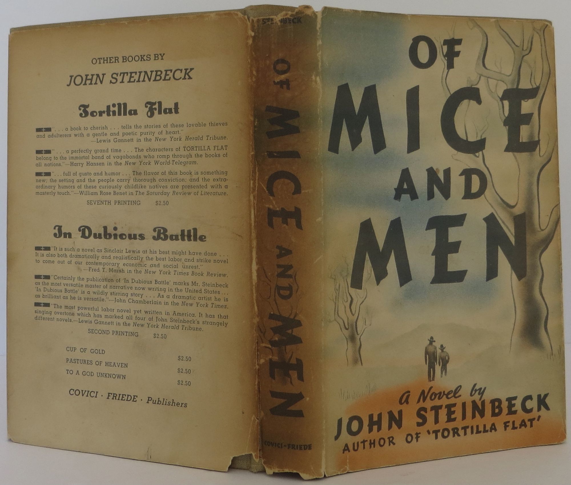 Of Mice and Men by Steinbeck, John | Hardcover | 1937