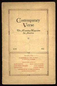 image of Contemporary Verse: June 1922