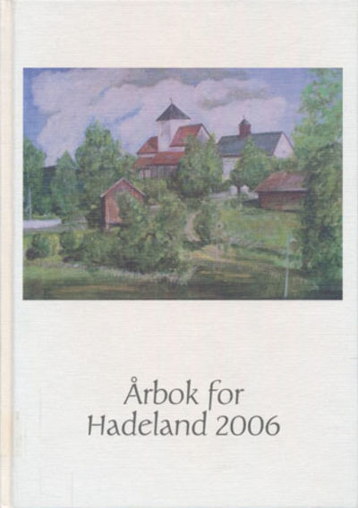 ÅRBOK FOR HADELAND.
