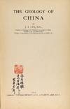 View Image 2 of 3 for The geology of China Inventory #63933