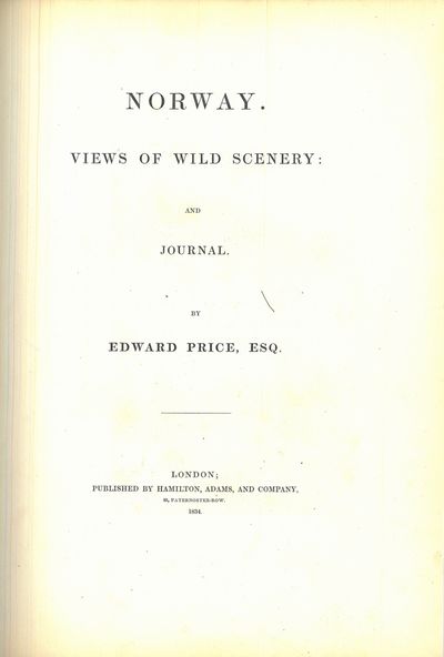 Norway. Views of wild scenery : and journal. (photo 1)