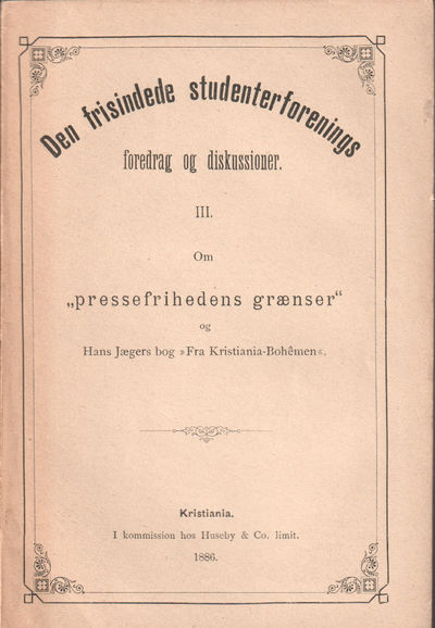 Om  “pressefrihedens grænser”