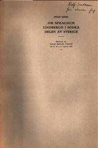 Om Sphagnum Lindbergii i södra delen av Sverige.