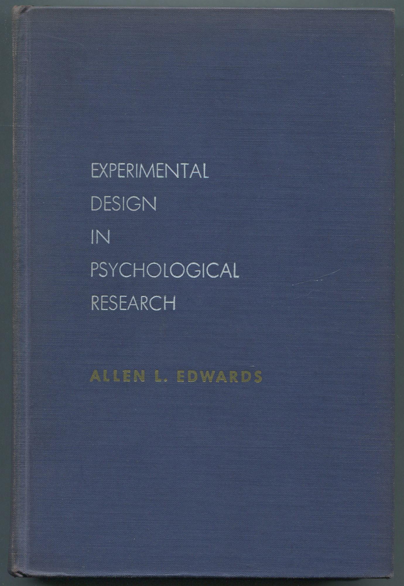 Experimental Design in Psychological Research, image size:1380x2000