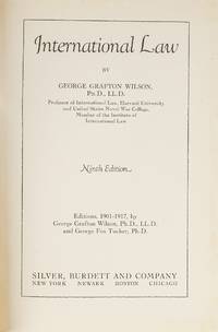 International Law, Caspar Weinberger's Copy