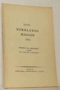 Elfte Norrlandsmässan 1951. Föredrag och…