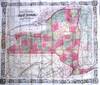 COLTON'S RAILROAD & TOWNSHIP MAP OF THE STATE OF NEW YORK, WITH PARTS OF THE ADJOINING STATES & CANADA