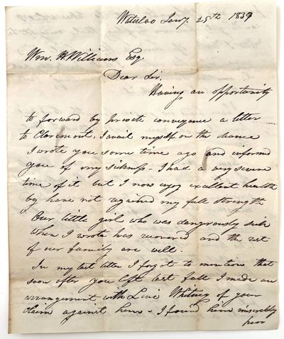 Correspondence Decrying American Brigands Invading Canadian Territory
