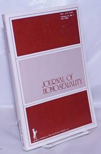 image of Journal of Homosexuality: vol. 12, #1, Fall 1985