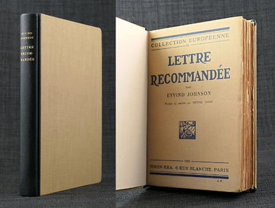 Lettre recommandée. [...] Traduit du Suédois par…