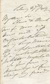 AUTOGRAPH LETTER SIGNED