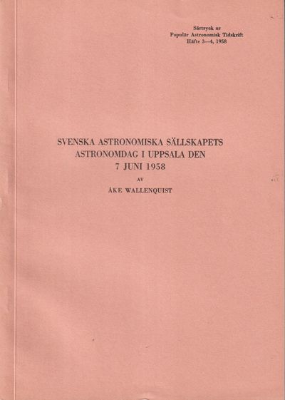 Svenska Astronomiska Sällskapets astronomidag i…