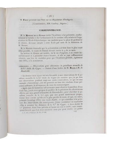 Observations pour déterminer la parallaxe…