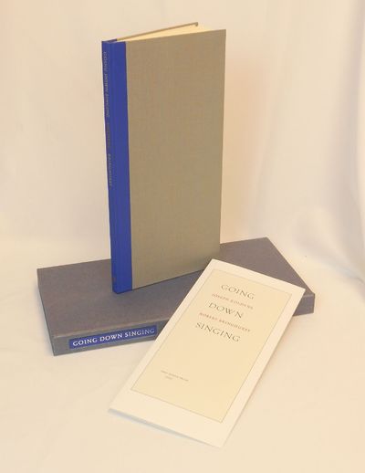 Going Down Singing; A Poem in Nine Parts by Robert Bringhurst with ten burnished aquatints by Joseph Goldyne