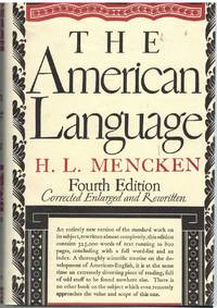 cover of THE AMERICAN LANGUAGE An Inquiry Into the Development of English in the United States
