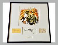 Jon Pertwee Nicholas Courtney Autograph Doctor Who Framed Artwork Signed Chris Archilleos Target...