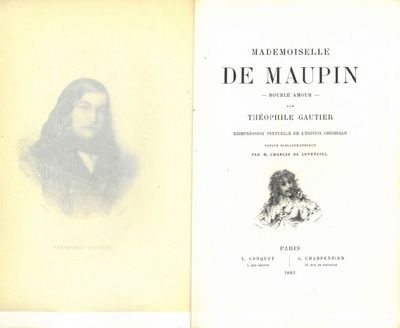 Mademoiselle de Maupin. Double amour. Par (...).…