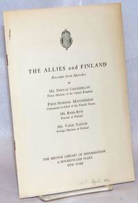 image of The Allies and Finland; Excerpts from Speeches..