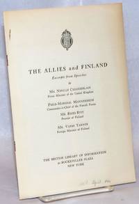 The Allies and Finland; Excerpts from Speeches..