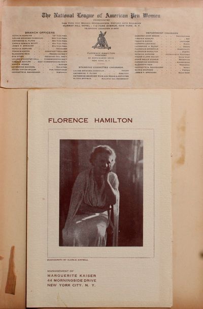 [Scrapbook of the New York Branch of the National League of American Pen Women]