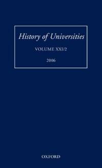 History of Universities: Volume XXI/2 2006