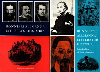 Bonniers allmänna litteraturhistoria I-VI +…