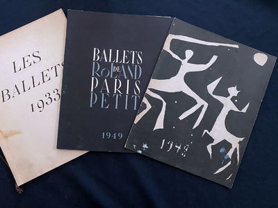 Ballets des Champs Elysées. 1948 (Cover by Picasso) + 1933 and 1949
